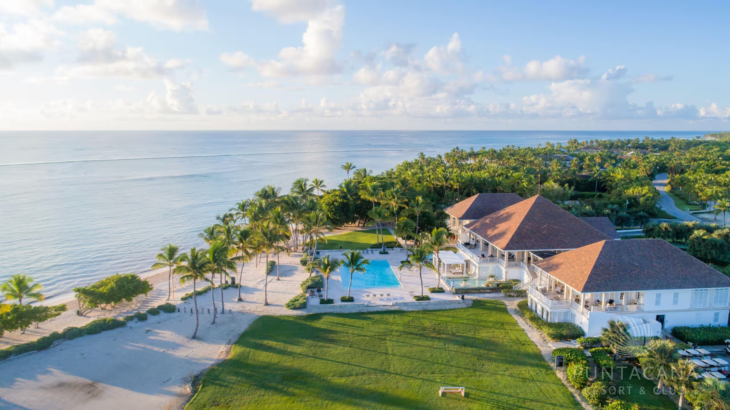 La Cana Beach Club from the air